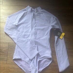 GAP Kids Swim One Piece in Light Purple